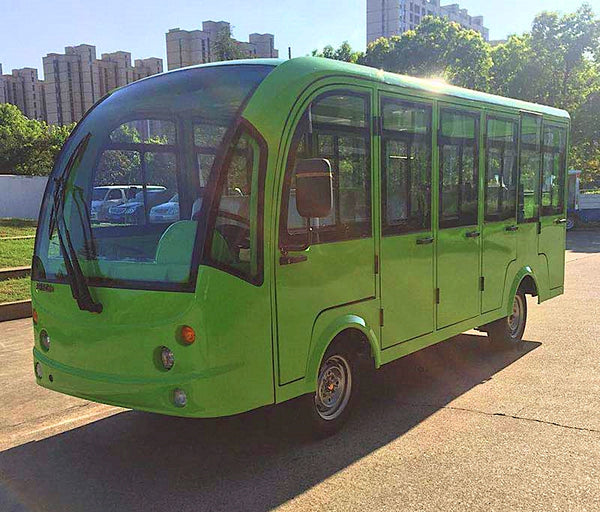 Electric-Sightseeing-Bus-14-Passenger-with-Windows-Green-Sold-Online-At--TheSolPatch-_com