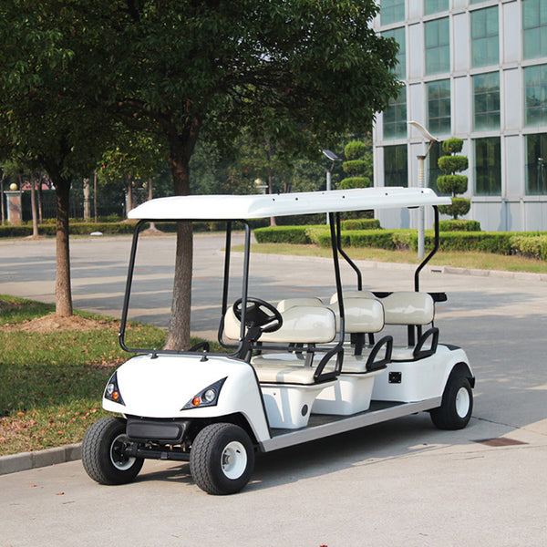 DG-C6-electric-golf-cart-6-passenger-model-in-white-purchase-online-at-thesolpatch-com