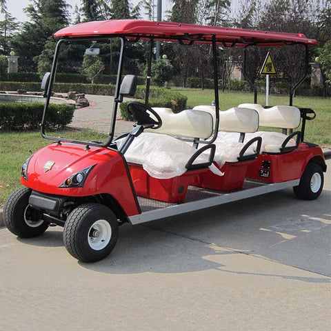 DG-C6-electric-golf-cart-6-passenger-model-in-red-purchase-online-at-thesolpatch-com