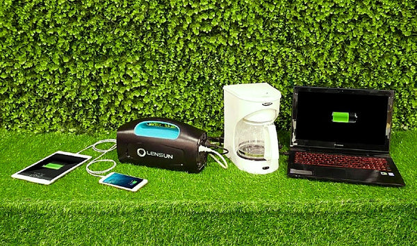 powering-appliances-using-lensun-portable-solar-generator-and-folding-solar-panels-bundle-buy-at-thesolpatch-com