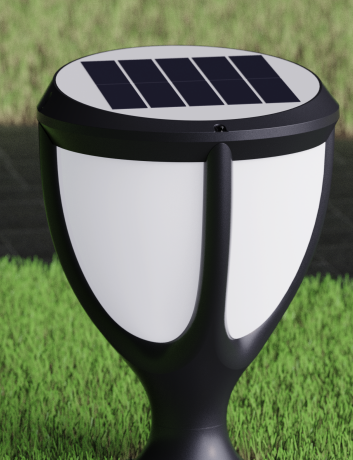 ATOM SOLAR LED LAWN AND WALL LIGHT