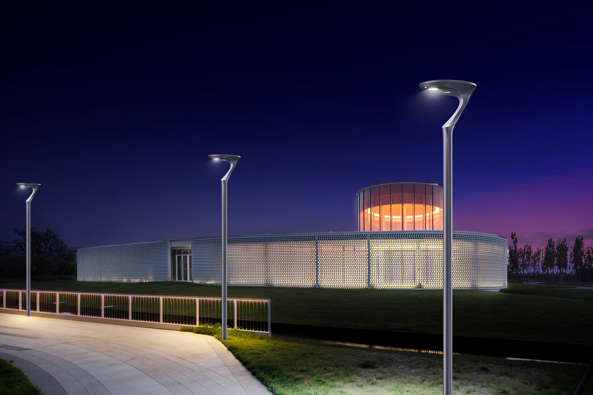 THEMIS - SOLAR POST TOP LED LIGHT - WILDLIFE FRIENDLY LIGHTING FOR PROTECTING THE ENVIRONMENT