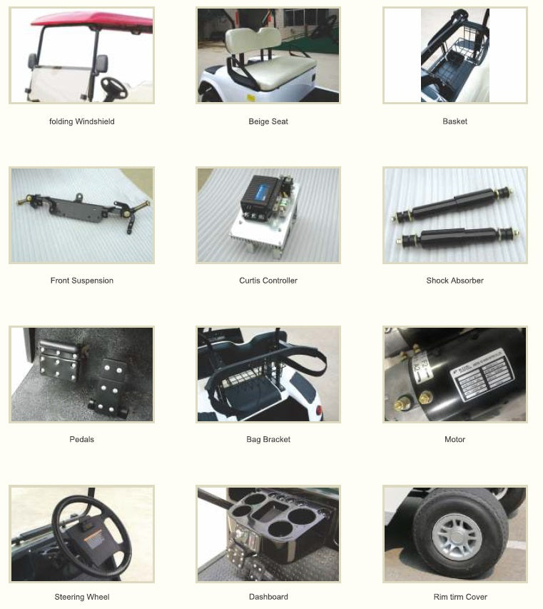 golf cart pedals DG-C6 ELECTRIC GOLF CART