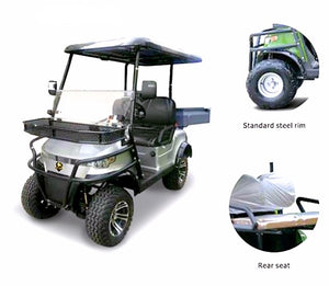 electric-golf-cart-model-DH-C4-in-white-and-green--buy-online-at-thesolpatch.com