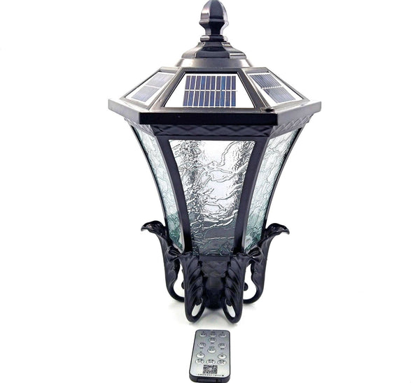 Neoclassical-Solar-LED-Light-turned-off-with-remote-sold-online-at-TheSolPatch-com