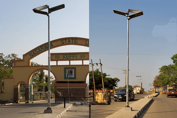 Palm-Solar-Streetlight-All-In-One-Design-that-folds-and-elevates-to-capture-solar-energy-installed-in-Nigeria-day-view--sold-by-TheSolPatch