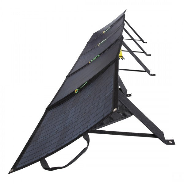 side-view-of-open-solar-panel-for-portable-solar-generator-and-folding-solar-panels-bundle-buy-at-thesolpatch-com